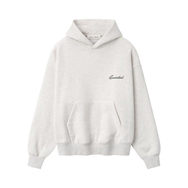 Fear of God Essentials Signature Classic Hoodie 'Oatmeal Heather'