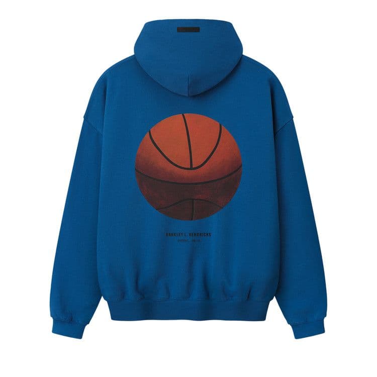 Fear of God Essentials Knicks x Barkley Hendricks 90s Hoodie Faded Blue — foto 3