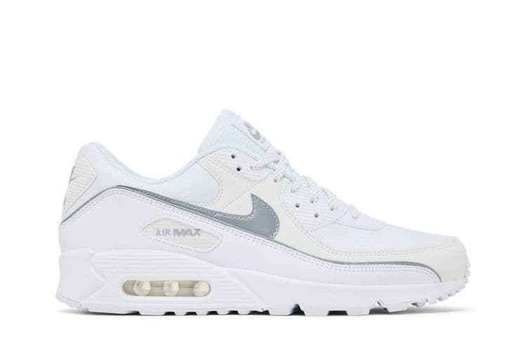 Nike Air Max 90 Premium White Metallic Silver Reflective — foto 2