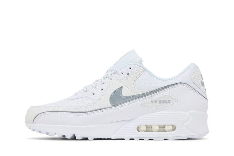 Nike Air Max 90 Premium White Metallic Silver Reflective — foto 4