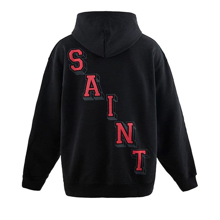Jordan x Saint Mxxxxxx Fleece Hoodie Black — foto 3