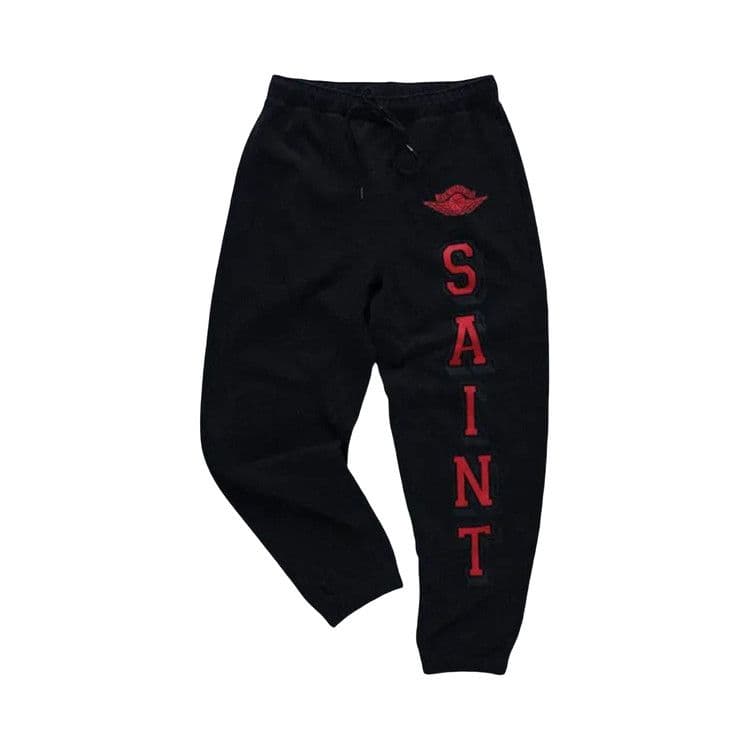 Jordan x Saint Mxxxxxx Fleece Sweatpants Black — foto 2