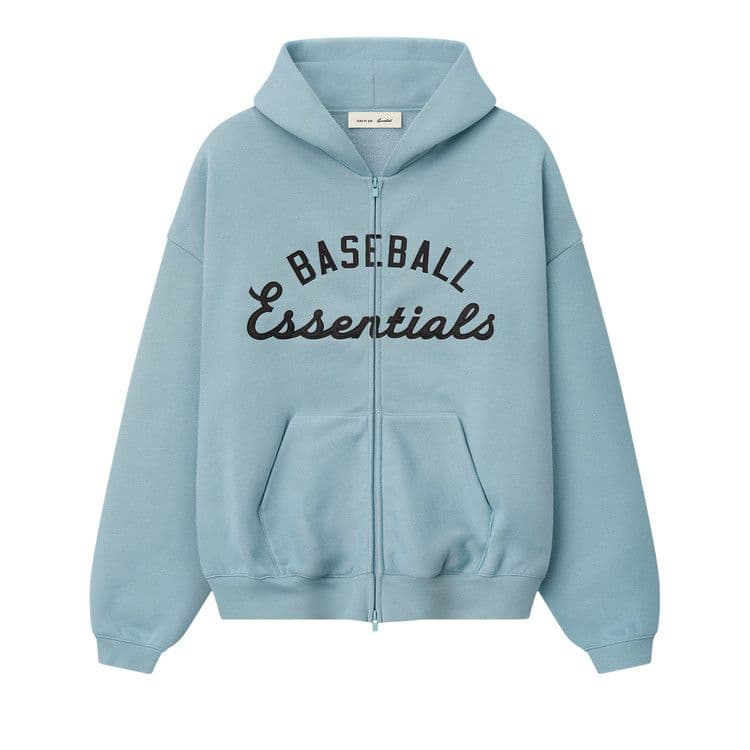 Fear of God Essentials Ml Full Zip Sport Hoodie 'Stone Blue'