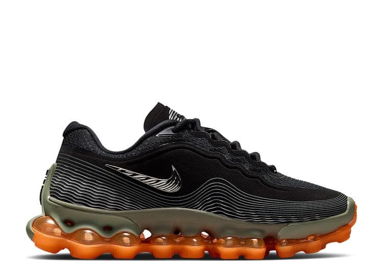 Nike Air Liquid Max Black Metallic Silver Light Army (GS) — foto 2