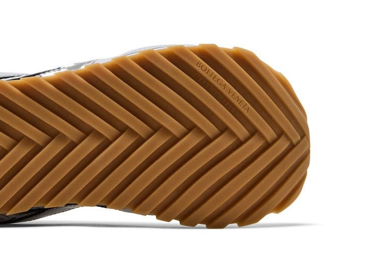 Bottega Veneta Orbit Sneaker 'White Silver' — foto 6