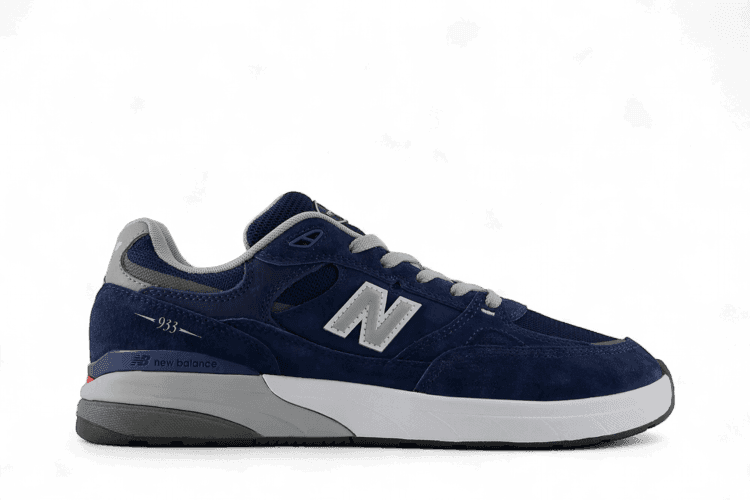 New Balance Numeric 933 Andrew Reynolds Navy Slate Grey — foto 2