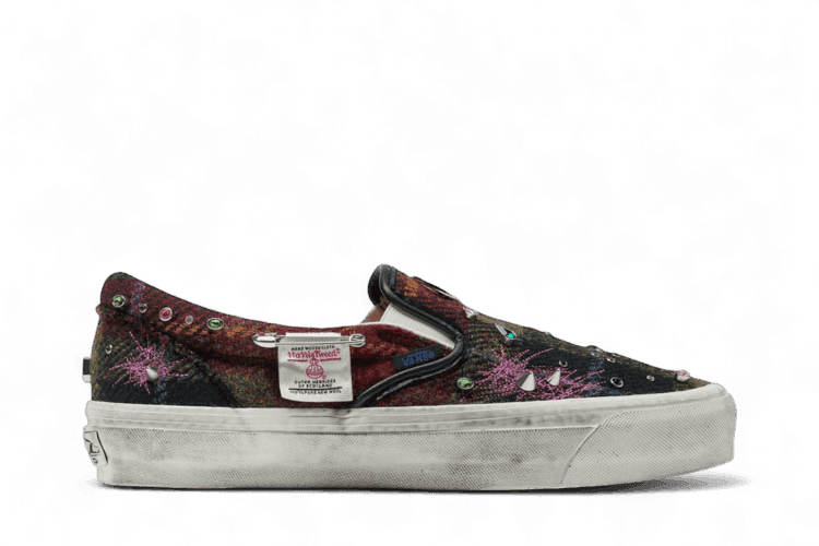 Vans Premium Classic Slip-On Harris Tweed Red — foto 2