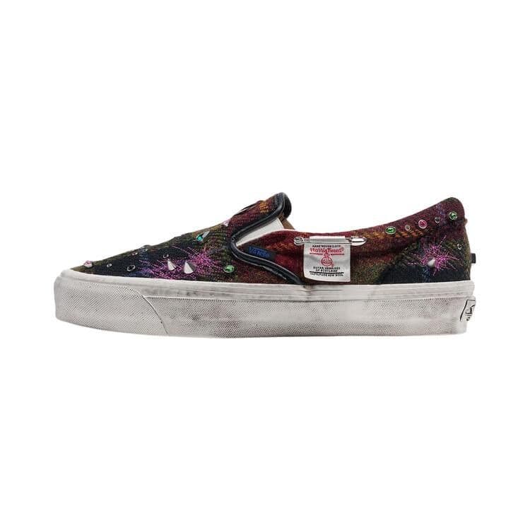 Vans Premium Classic Slip-On Harris Tweed Red — foto 3
