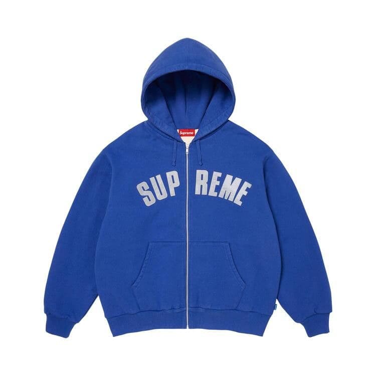 Supreme Arc Thermal Lined Zip Up Hooded Sweatshirt 'Royal'