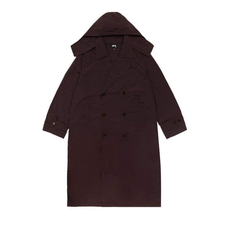 Stussy Ultra Lightweight Nylon Trench 'Brown'