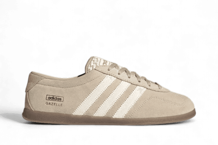 adidas Gazelle Lo Pro Basket Weave Tounge Khaki Three Off White (Women's) — photo 2