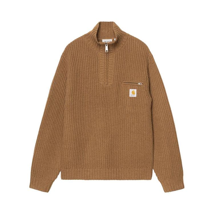 Carhartt WIP Detroit Half Zip Sweater 'Wip Hamilton Brown' — foto 2