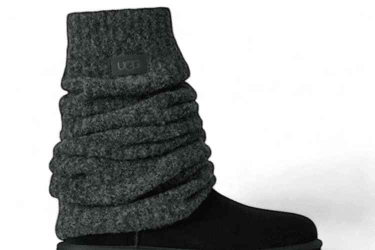UGG Classic Mini Dipper Legwarmer Boot Black (Women's) — foto 2
