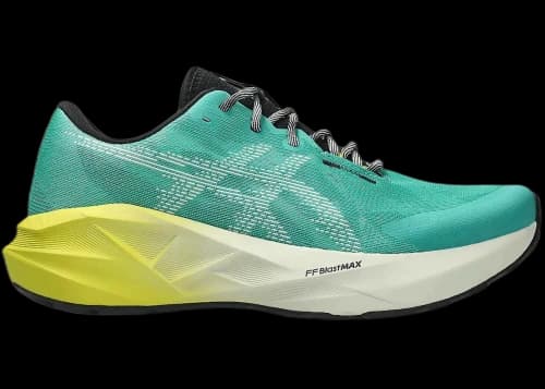 ASICS Novablast 5 TR Aurora Green Light Dust