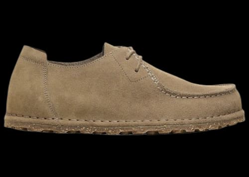 Birkenstock Utti Lace Suede Leather Grey Taupe