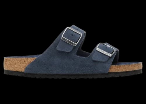 Birkenstock Arizona Soft Footbed Suede Leather New Navy Tonal