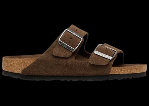 Birkenstock Arizona Soft Footbed Suede Leather Carafe Tonal