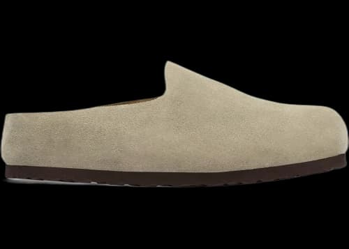 Birkenstock Amsterdam Wrapped Suede Leather Taupe