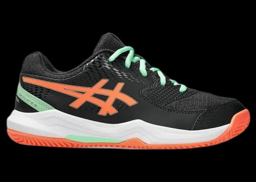 ASICS Gel-Dedicate 8 Padel Black Vivid Coral (GS)