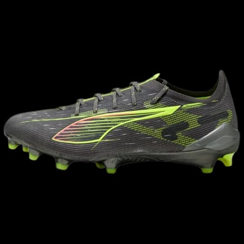 Puma Ultra 5 Ultimate FG Matte Aged Silver Yellow Alert Sun Struck