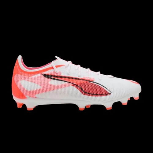 Puma Ultra 5 Pro FG/AG White Black Glowing Red