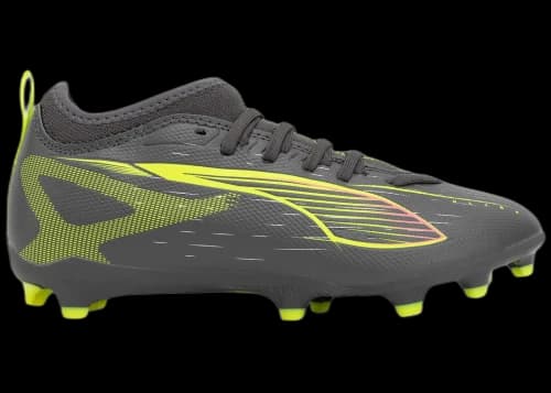Puma Ultra 5 Match FG/AG Jr Matte Aged Silver Yellow Alert Aged Silver (GS)