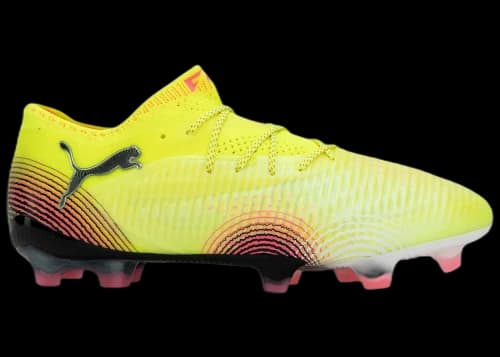 Puma Future 8 Ultimate Low FG Yellow Alert Black Sun Struck