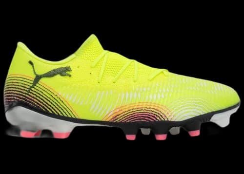 Puma Future 8 Match Low FG/AG Yellow Alert Black Sun Struck