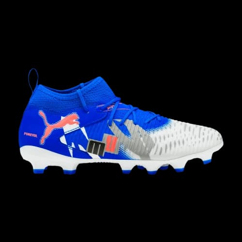 Puma Future 8 Match Forever FG/AG Jr White Ultra Blue Feather Gray Black Glowing Red (GS)