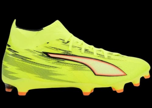 Puma Ultra 6 Match+ FG/AG Yellow Alert Black Glowing Red Lime Squeeze