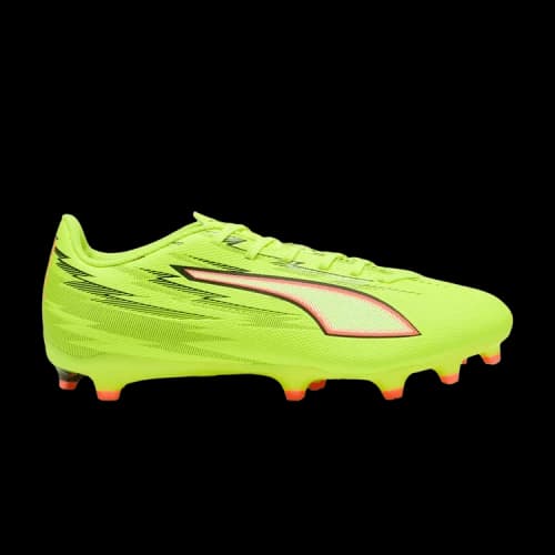 Puma Ultra 6 Play FG/AG Yellow Alert Black Glowing Red Lime Squeeze