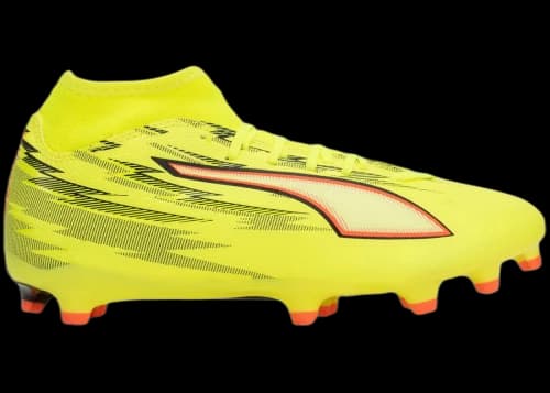 Puma Ultra 6 Play+ FG/AG Yellow Alert Black Glowing Red Lime Squeeze