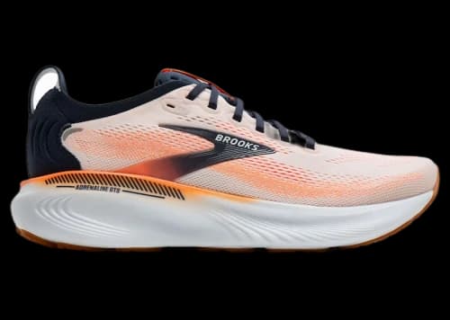 Brooks Adrenaline GTS 25 White Spellbound Orange