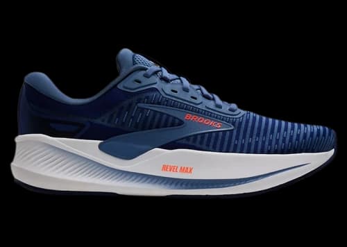 Brooks Revel Max Navy Orange