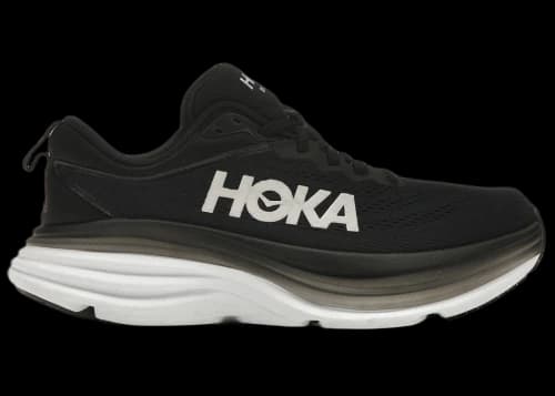 Hoka One One Bondi 8 Black White (Women's)