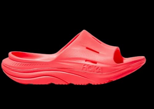 Hoka One One Ora Recovery Slide 3 Neon Flame