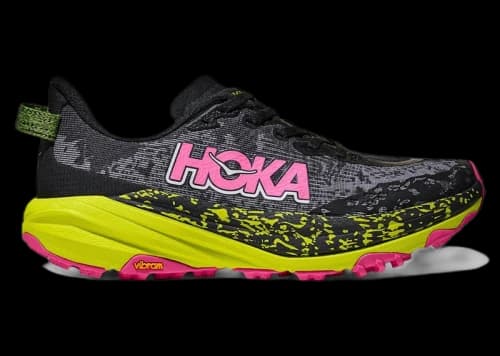 Hoka One One Speedgoat 6 Black Neon Citrus (Women's)