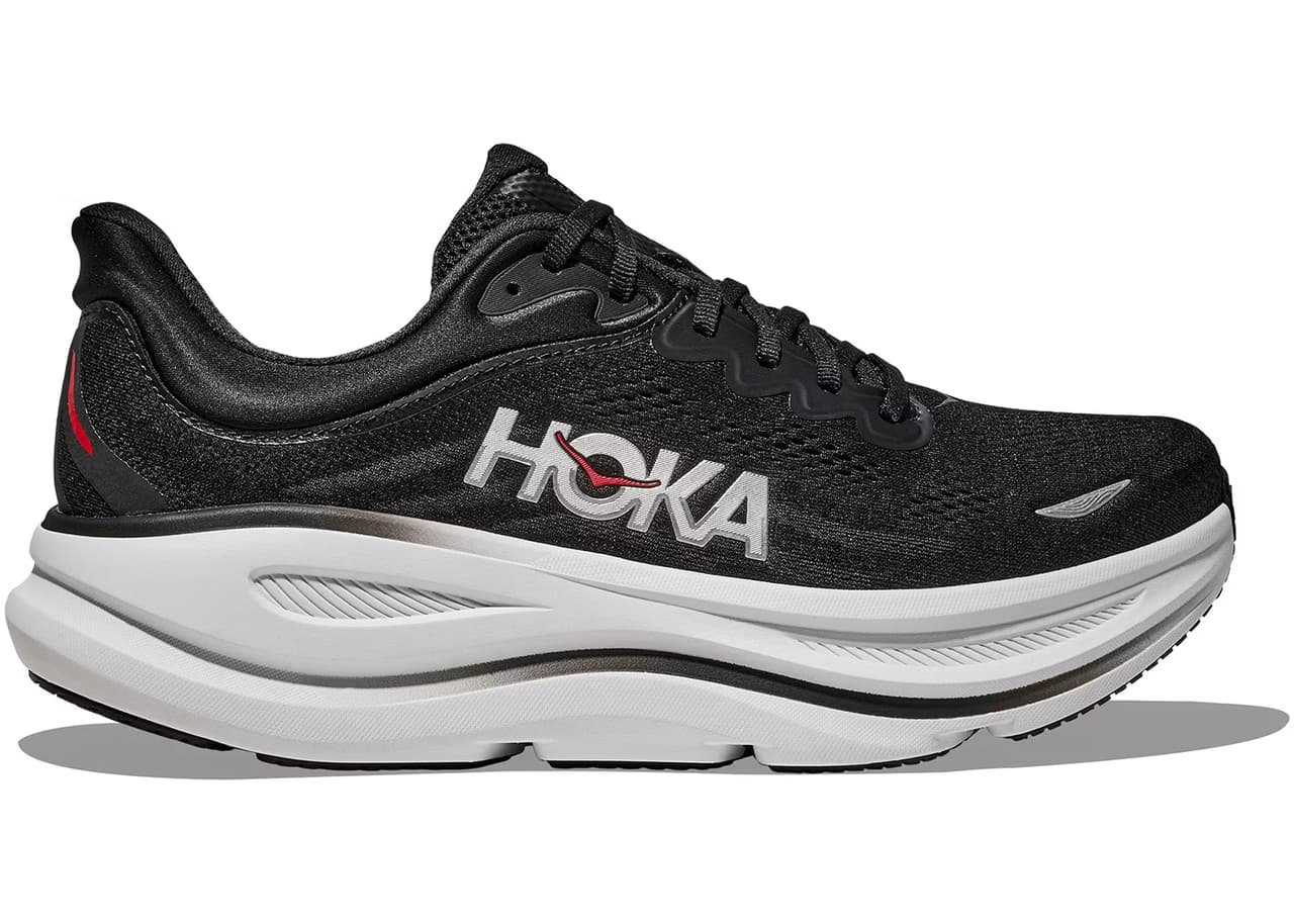Hoka One One Bondi 9 Black Vermillion