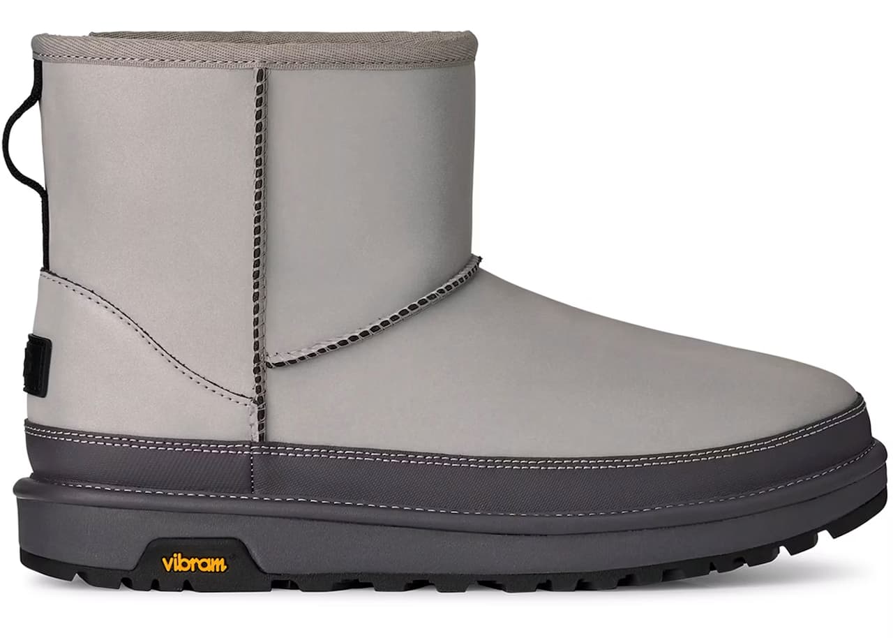 UGG Classic Mini Reflective Boot Silver Reflective