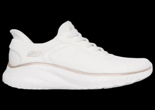 Skechers Slip-ins BOBS Sport Squad Chaos White Gold (Women's)