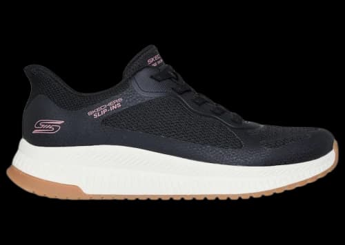 Skechers Slip-ins BOBS Squad 4 Staple Look Black White Gum (Women's)