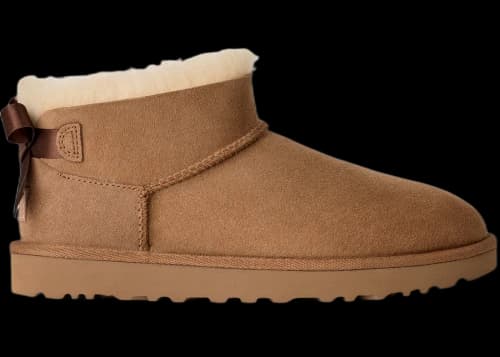 UGG Ultra Mini Bailey Bow Boot Chestnut (Women's)