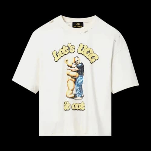 UGG x Willy Chavarria Hug It Tee 'Cream'