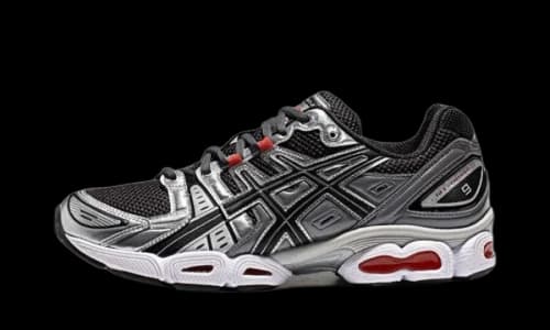 ASICS Gel-Nimbus 9 Graphite Grey Red