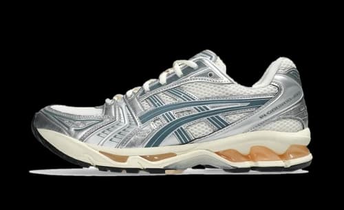 ASICS Gel-Kayano 14 Birch Pure Silver Teal Gold