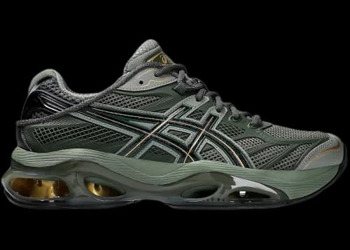 ASICS Gel-Kinetic 2.0 Obsidian Grey Olive Canvas