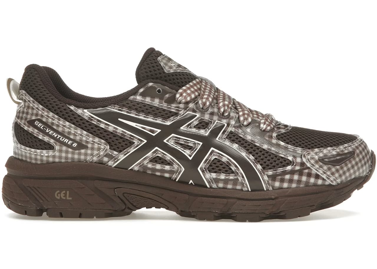 ASICS Gel-Venture 6 Story mfg. Reddish Brown Gingham