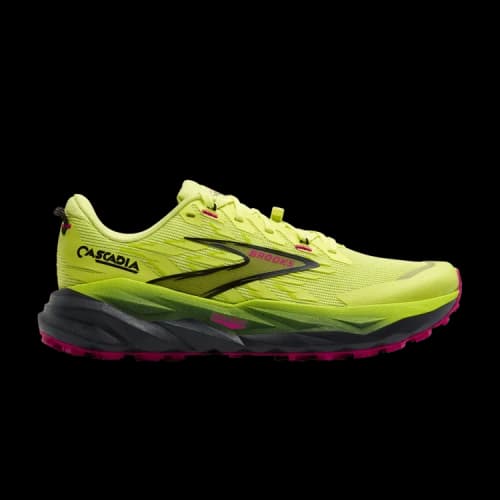 Brooks Cascadia 19 'Sunny Lime Magenta' (Women's)