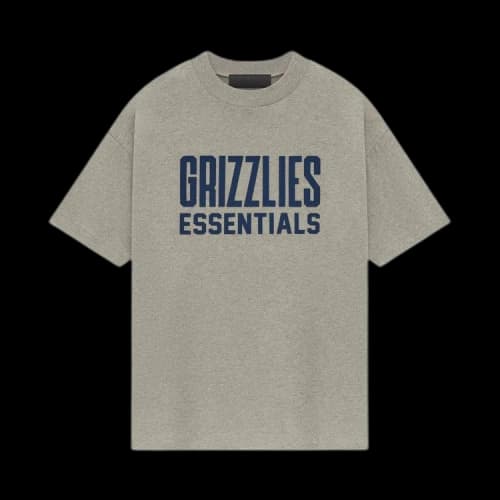 Fear of God Essentials Grizzlies Tee Warm Heather