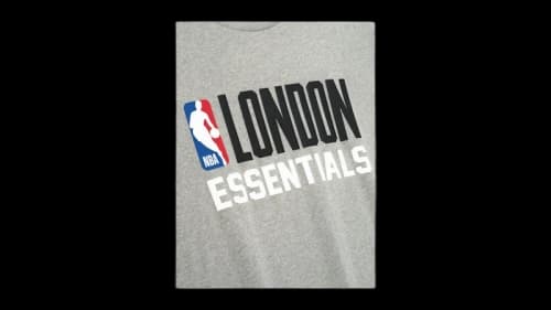 Fear of God Essentials London 90s Fit Tee Concrete Heather